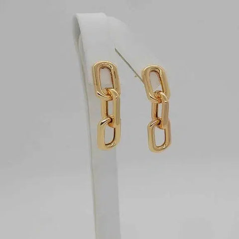 Brand New Brazilian 18k Gold Filled Earrings