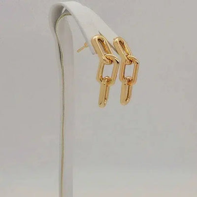 Brand New Brazilian 18k Gold Filled Earrings