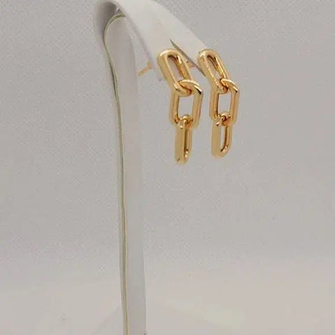 Brand New Brazilian 18k Gold Filled Earrings