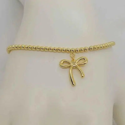 Brand New Brazilian 18k Gold Filled Bow Bracelet