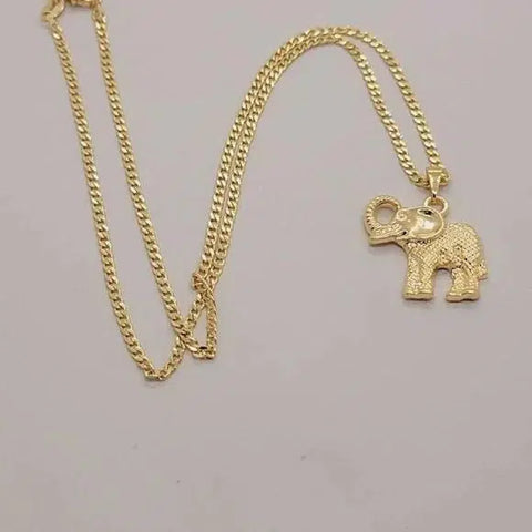 Brand New Brazilian 18k Gold Filled Elephant Necklace