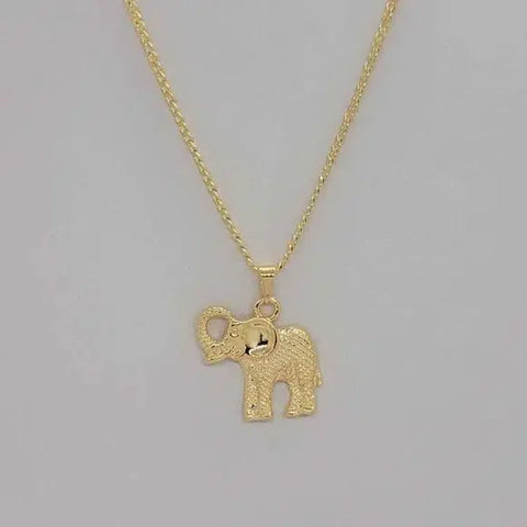 Brand New Brazilian 18k Gold Filled Elephant Necklace