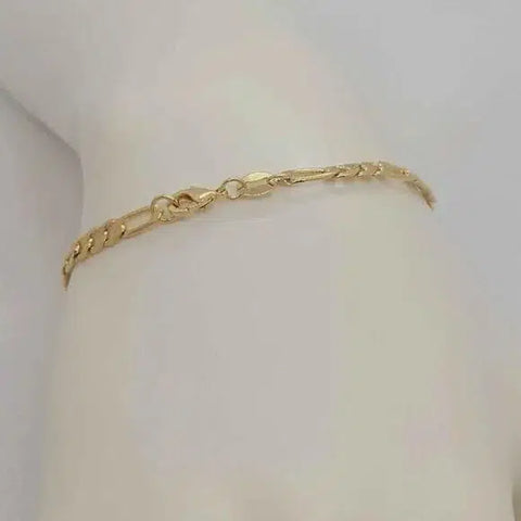 Brand New  Brazilian 18k Gold Filled Figa Hand & Red Pepper Bracelet