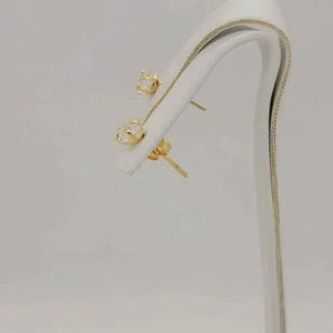 Brand New Brazilian 18k Gold Filled Star Studs Earrings