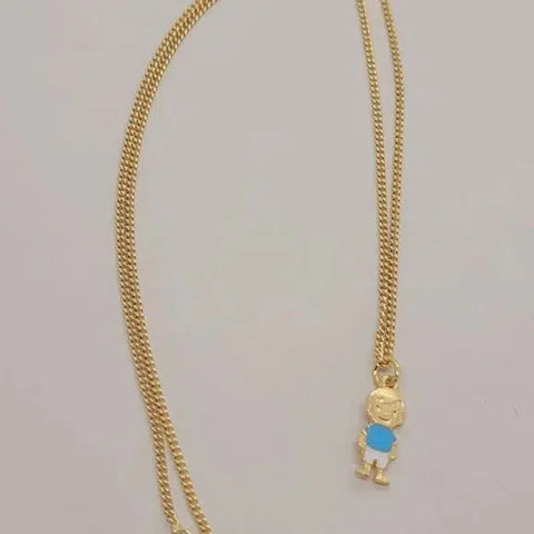 Brand New Brazilian 18k Gold Filled Boy Necklace