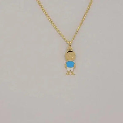 Brand New Brazilian 18k Gold Filled Boy Necklace