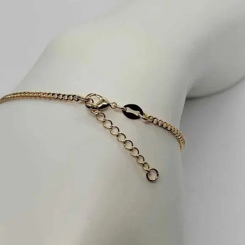 Brand New Brazilian 18k Gold Filled 3 wings Bracelet