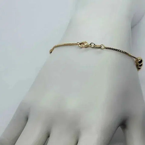 Brand New Brazilian 18k Gold Filled Virgen Mary Bracelet