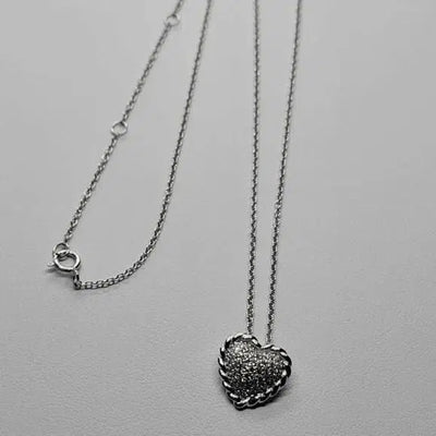 Brand New Sterling silver 925 heart Necklace