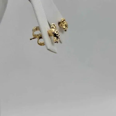 Brand New Brazilian 18k Gold Filled Turtle Studs  Earrings