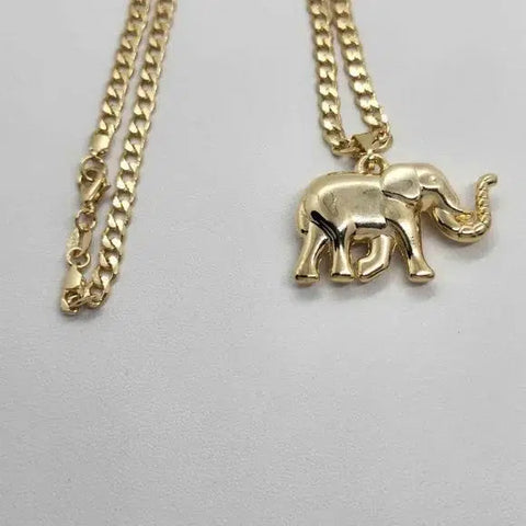 Brand NEW  Brazilian 18k Gold Filled Elephant Necklace