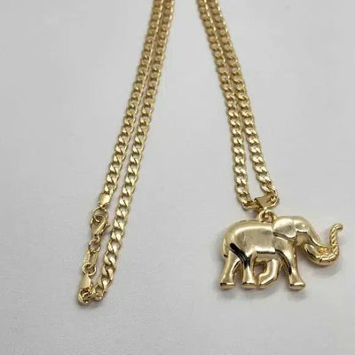 Brand NEW  Brazilian 18k Gold Filled Elephant Necklace