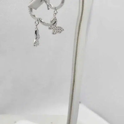 Brand New Sterling Silver 925 Butterfly Earrings