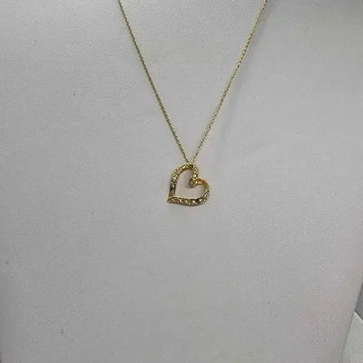 Brand New Sterling Silver 925 Heart Necklace