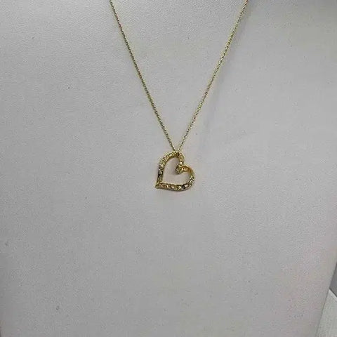 Brand New Sterling Silver 925 Heart Necklace