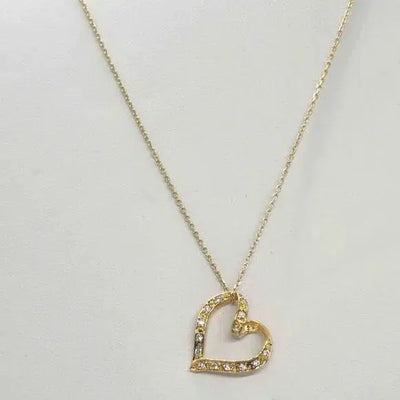 Brand New Sterling Silver 925 Heart Necklace