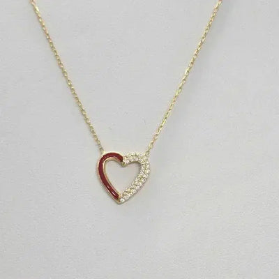 Brand New Sterling Silver 925 Heart Necklace