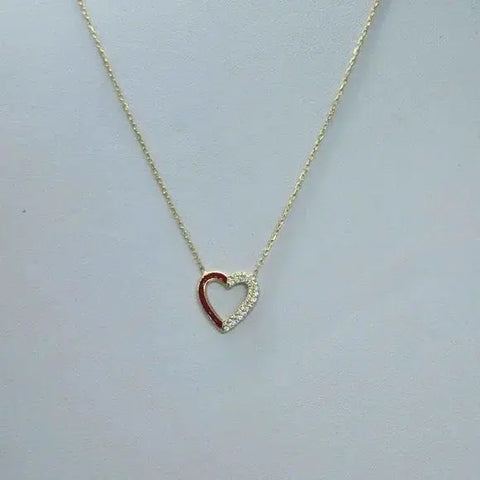 Brand New Sterling Silver 925 Heart Necklace