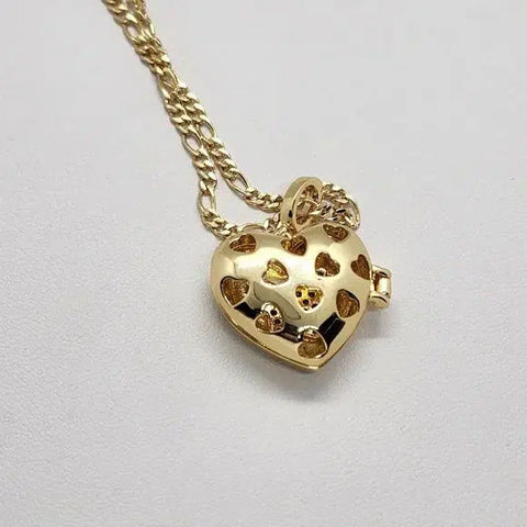 Brand New Butterfly Heart Locket Necklace