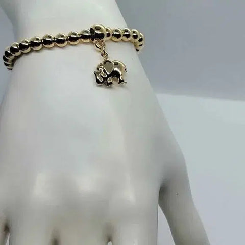 Brand New  Brazilian 18k Gold Filled Adjustable Elephant Bracelet