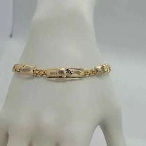 Brand New Brazilian 18k Gold Filled Elephants Bracelet