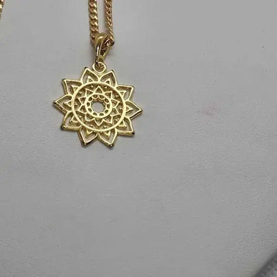 Brand New  Brazilian 18k Gold Filled Sun Necklace