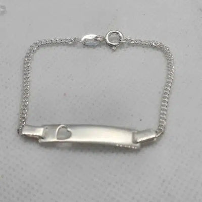 Brand New Sterling Silver 925 Heart Bracelet