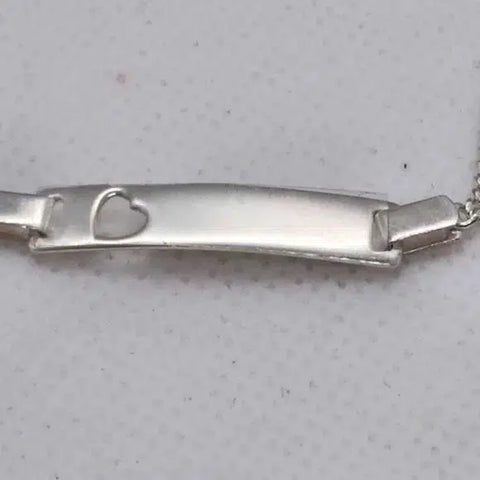 Brand New Sterling Silver 925 Heart Bracelet