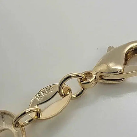 Brand New Brazilian 18k Gold Filled Multi Charms Bracelet