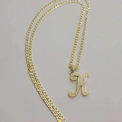 Brand New Sterling Silver 925 Letter K Necklace