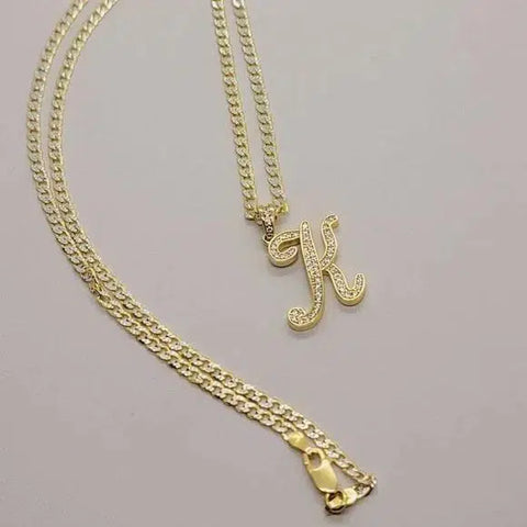 Brand New Sterling Silver 925 Letter K Necklace