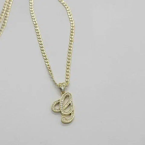 Brand New Sterling Silver 925 Letter G Necklace