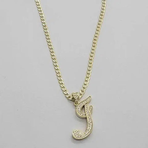 Brand New Sterling Silver 925 Letter I Necklace